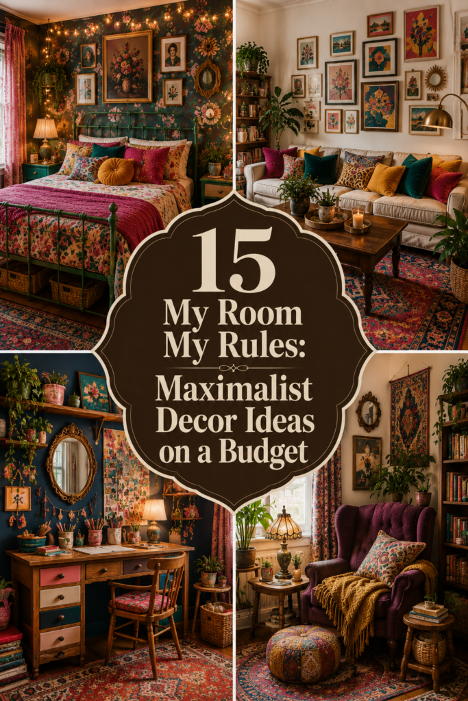 15 Maximalist Decor Ideas on a Budget