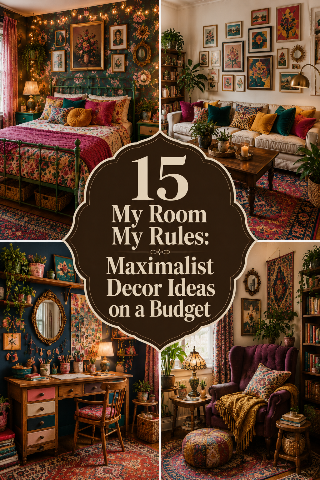 My Room My Rules: 15 Maximalist Decor Ideas on a Budget