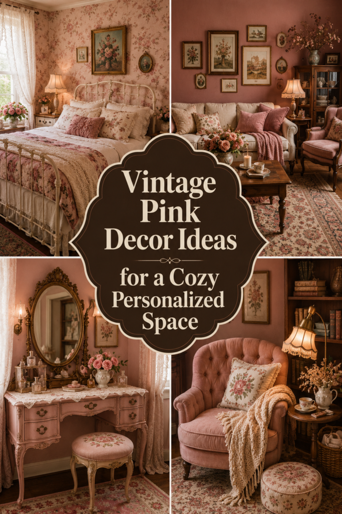 Vintage Pink Decor Ideas for a Cozy Personalized Space